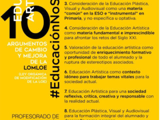 #EducaciónNosinArtes